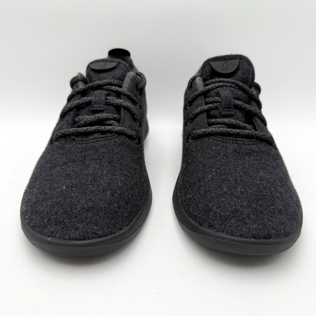 AllBirds Mens Wool Runner Sneakers US 8 EU 40.5 Black Athletic NIB