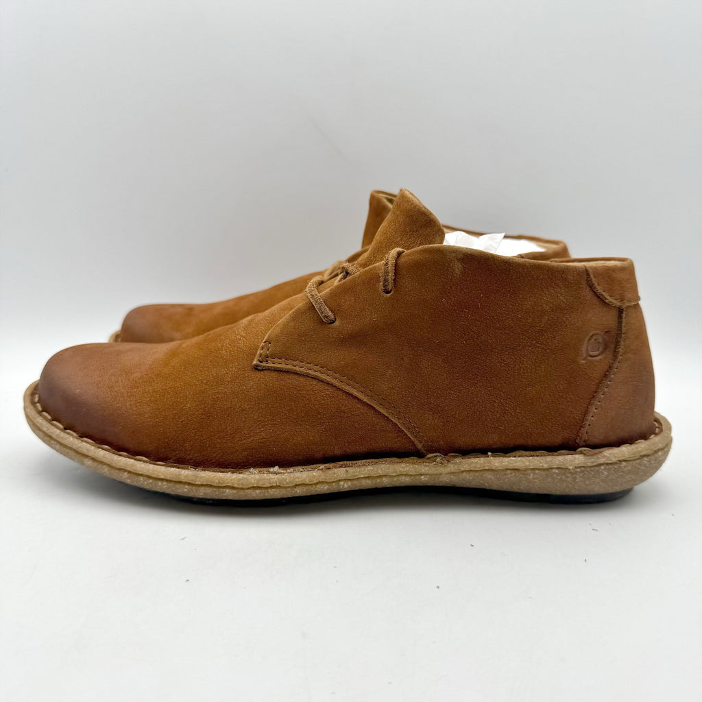 Born Womens Nuala ll Ankle Booties US 9 EU 39.5 Brown Nubuck Leather NWOB
