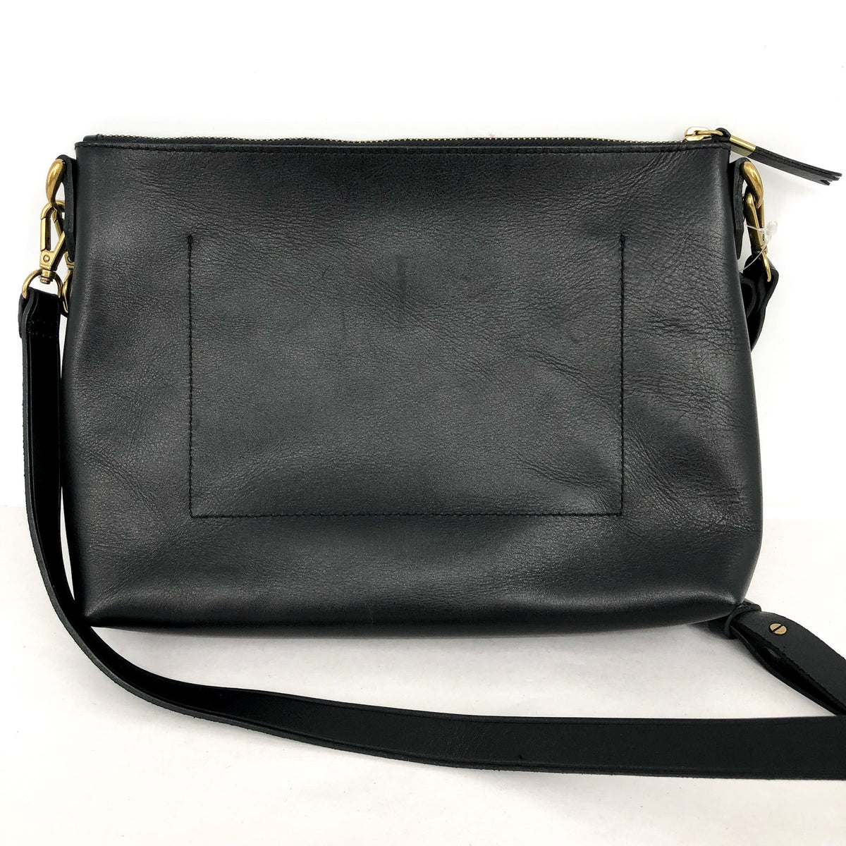 MADEWELL The Transport Shoulder Crossbody Bag Medium Black Leather NC275 NWT
