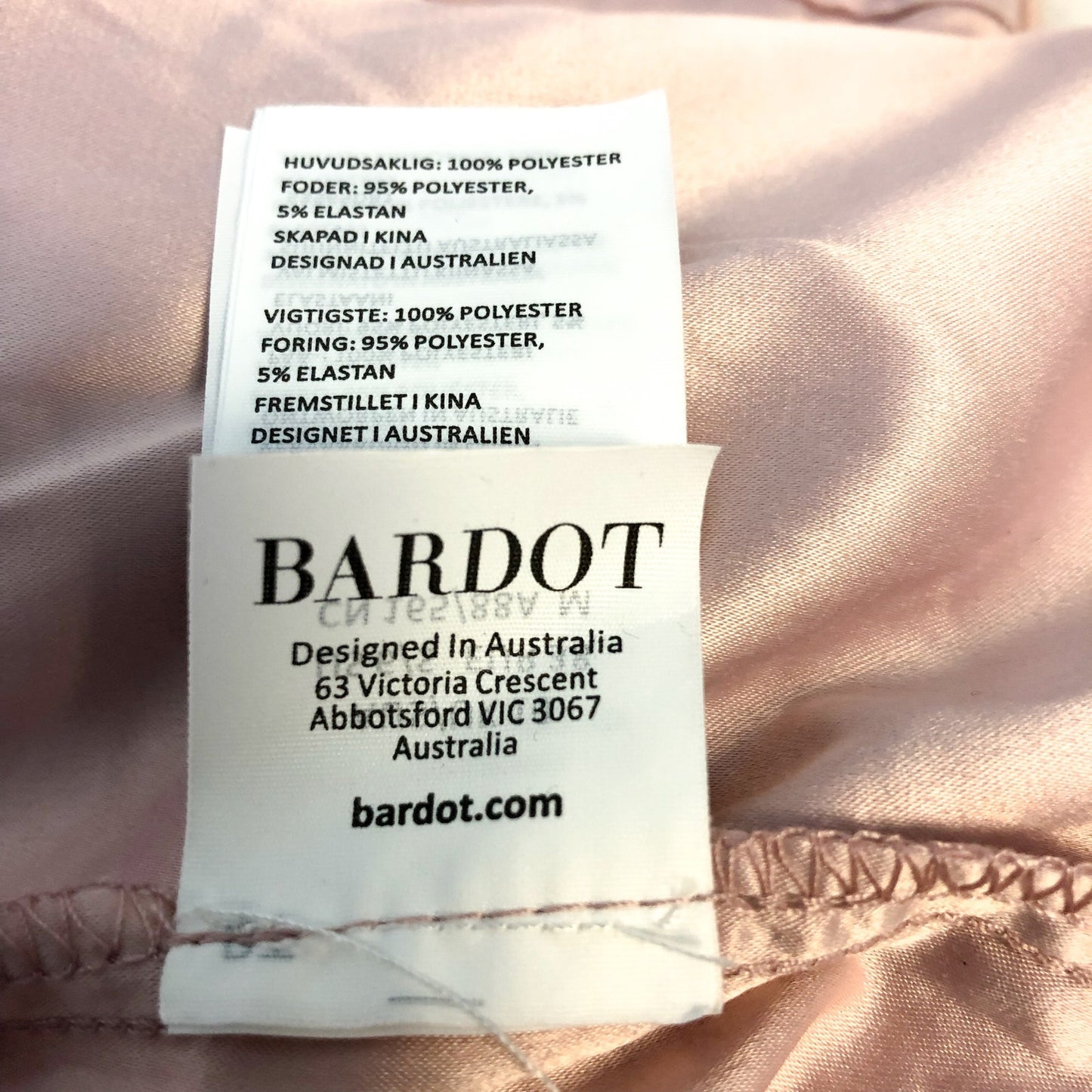 BARDOT Women's Lina Lace Midi Dress Size 6 Pink Rose Sleeveless Lined NWT