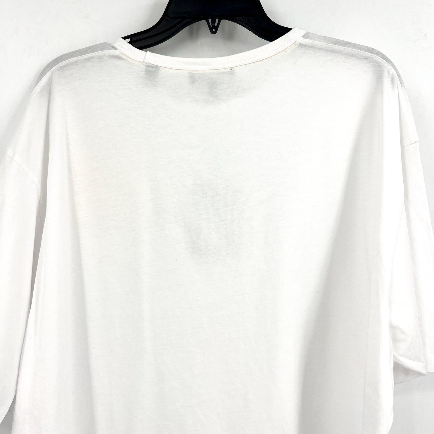 TED BAKER Men's Nofan Embroidered Logo T-Shirt Size 5 White Short Sleeve NWT