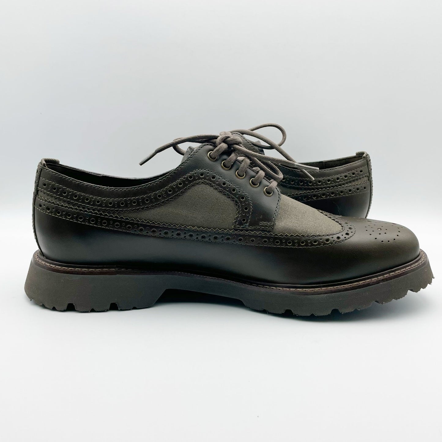 Cole Haan Men's American Classics Long Wing Shoes US 12M EU 45 Green Leather