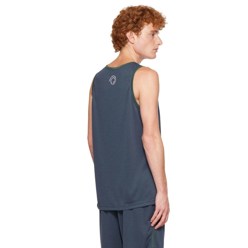 OUTDOOR VOICES Men's RecMesh Tank Top XS Blue Grey Dark Sky Sleeveless NWT