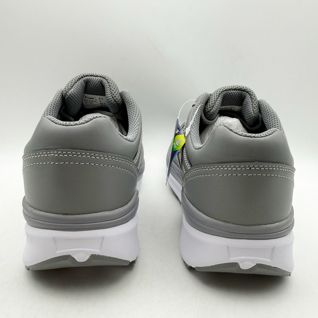 Propet Womens Ultima Sneakers Size 9 Wide Grey White Leather Athletic Shoes NIB