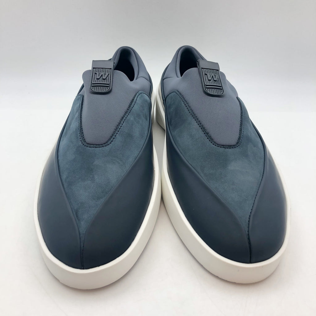 Wolf & Shepherd Cruise Tre Slip On Sneaker MENS 7.5 WOMENS 9 Blue Leather NIB