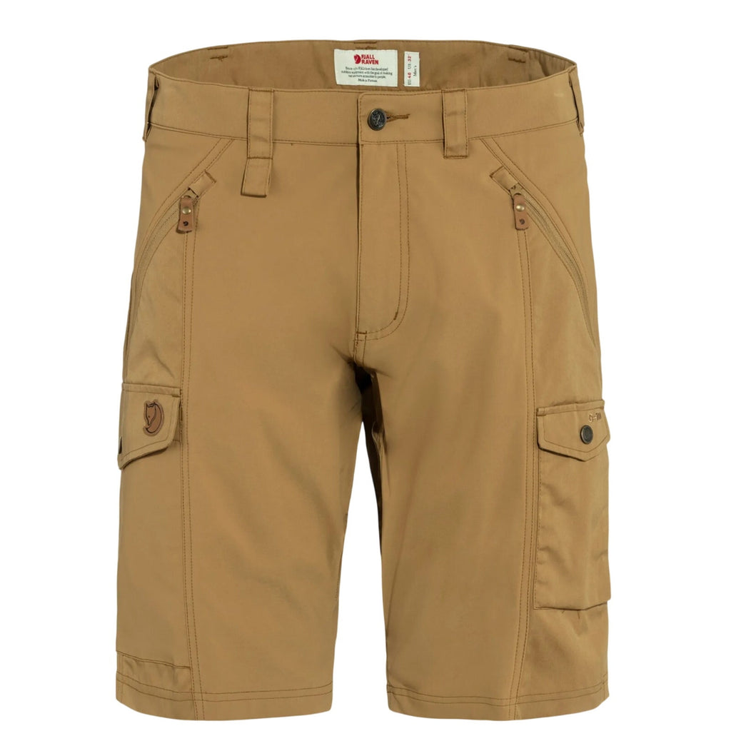 FJALLRAVEN Men's Abisko Outdoor Shorts Size 30- 31 Brown Tan Cargo G-1000 NWOT