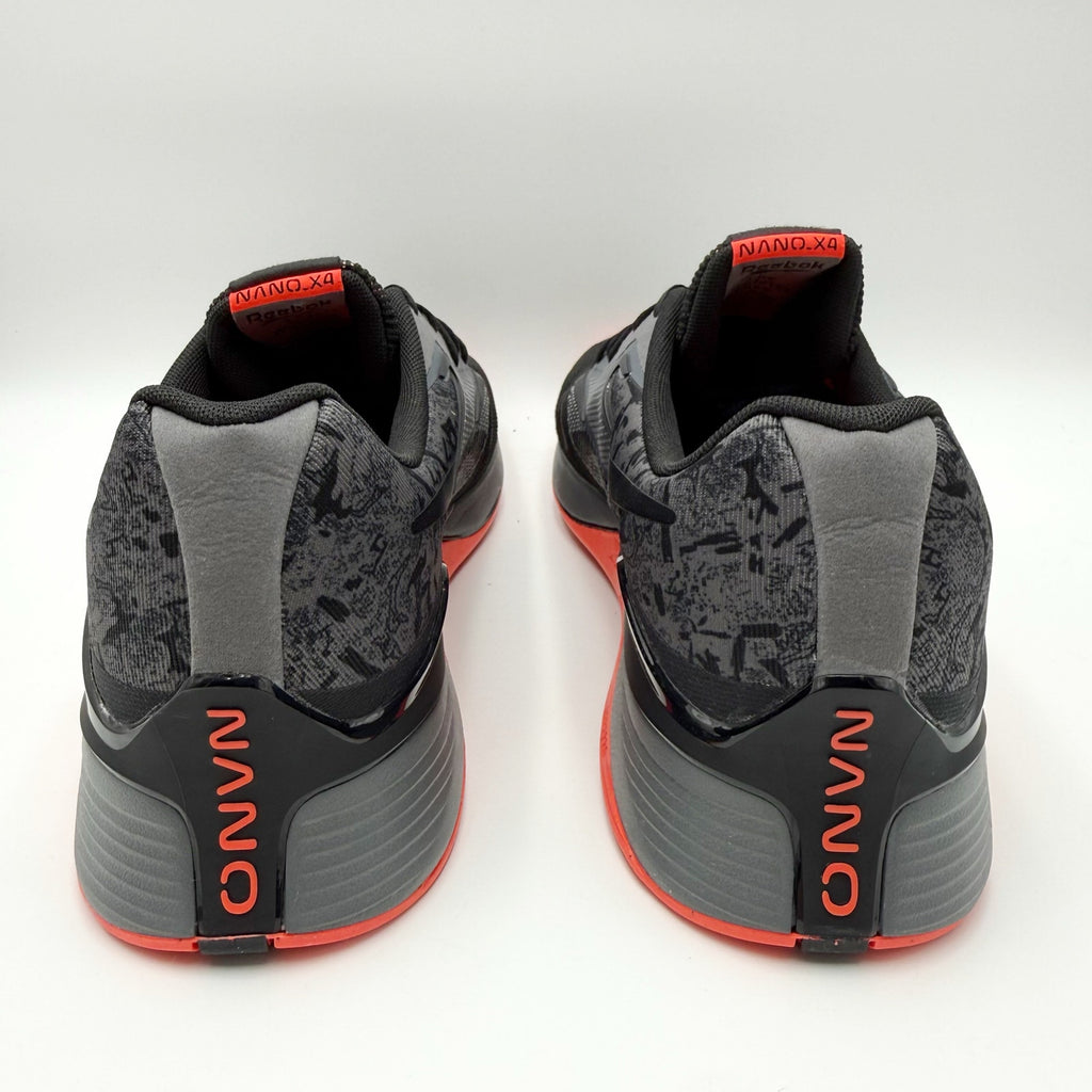 Reebok Mens Nano X4 Training Sneakers US 14 EU 48.5 Black Orange Athletic NWOB