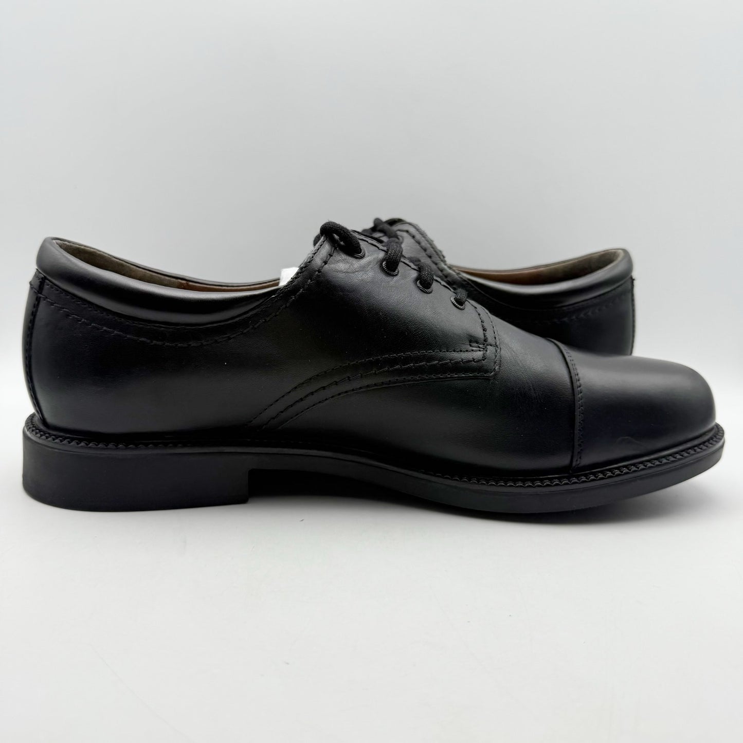 Dockers Mens Gordon Cap Toe Oxford Shoes US 14 M EU 48 Black Leather NIB