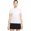 NIKE Women's Dri-FIT Victory Golf Polo Shirt Large White Short Sleeve NWT