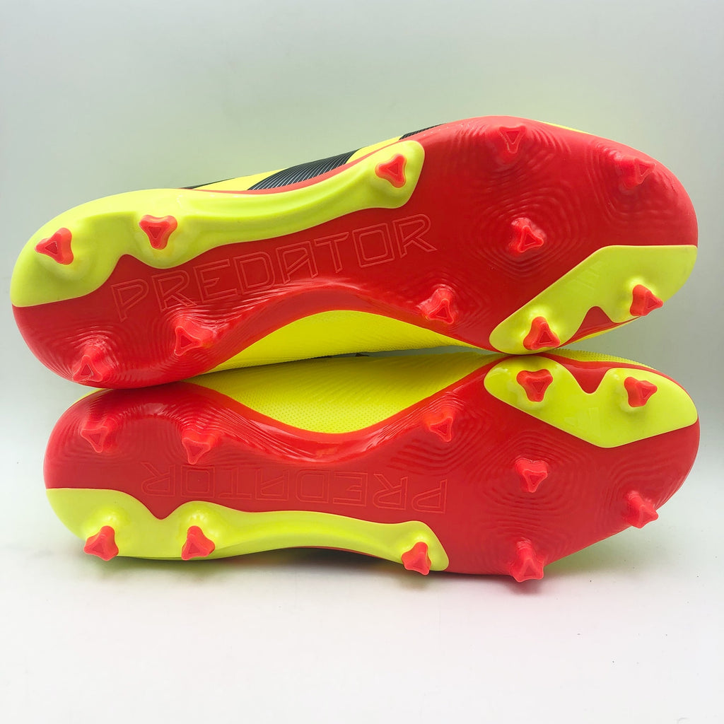 Adidas Men's Predator League Mid Soccer Cleats Size 8 Yellow Black NWOB