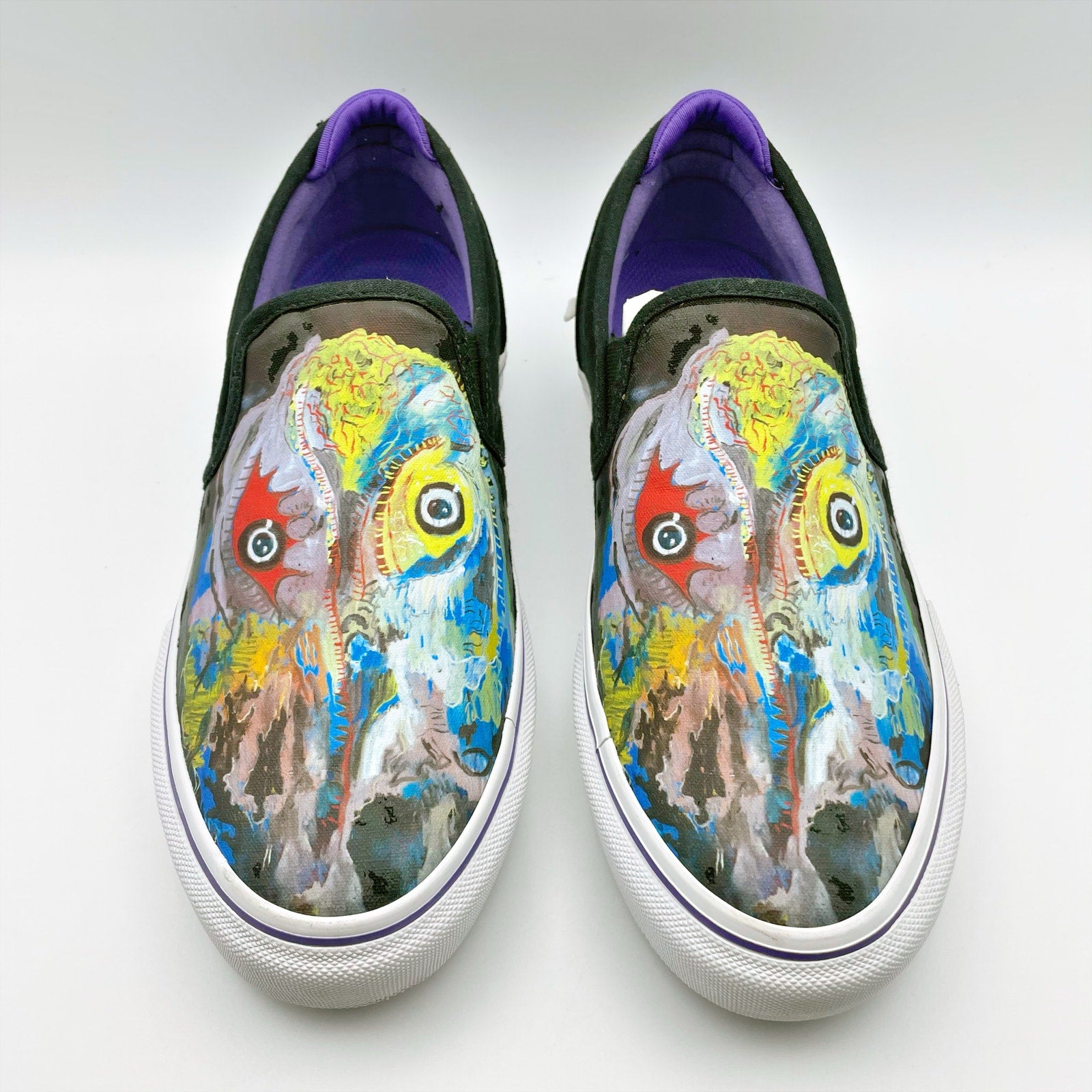 Emerica Mens Wino Slip-On x Dinosaur Jr. Shoes US 8 EU 41 Black Multicolor NIB