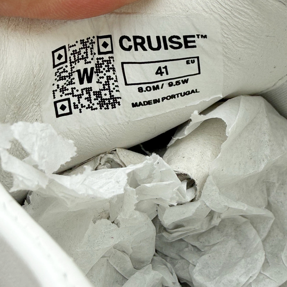 Wolf & Shepherd Cruise Lace Up Sneakers Mens 8 Womens 9.5 White Leather NIB