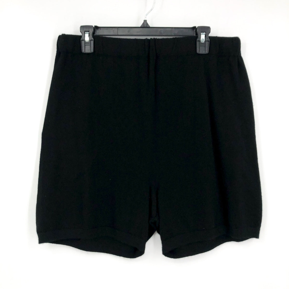 ACTIVE CASHMERE Men's Seamless Weight Cashmere Shorts Medium Black NWT