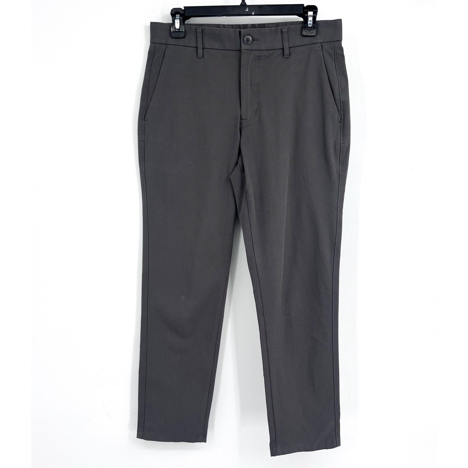 EVERLANE Uniform Mens Performance Chino Pants 32x28 Slate Grey Athletic Fit NWT