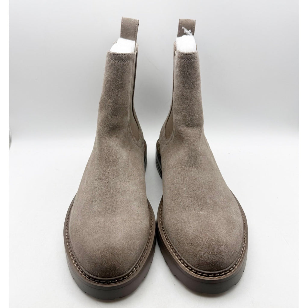 Saint Morta Men's Chunky Chelsea Boots Size 10 EU 44 Taupe Gray NIB