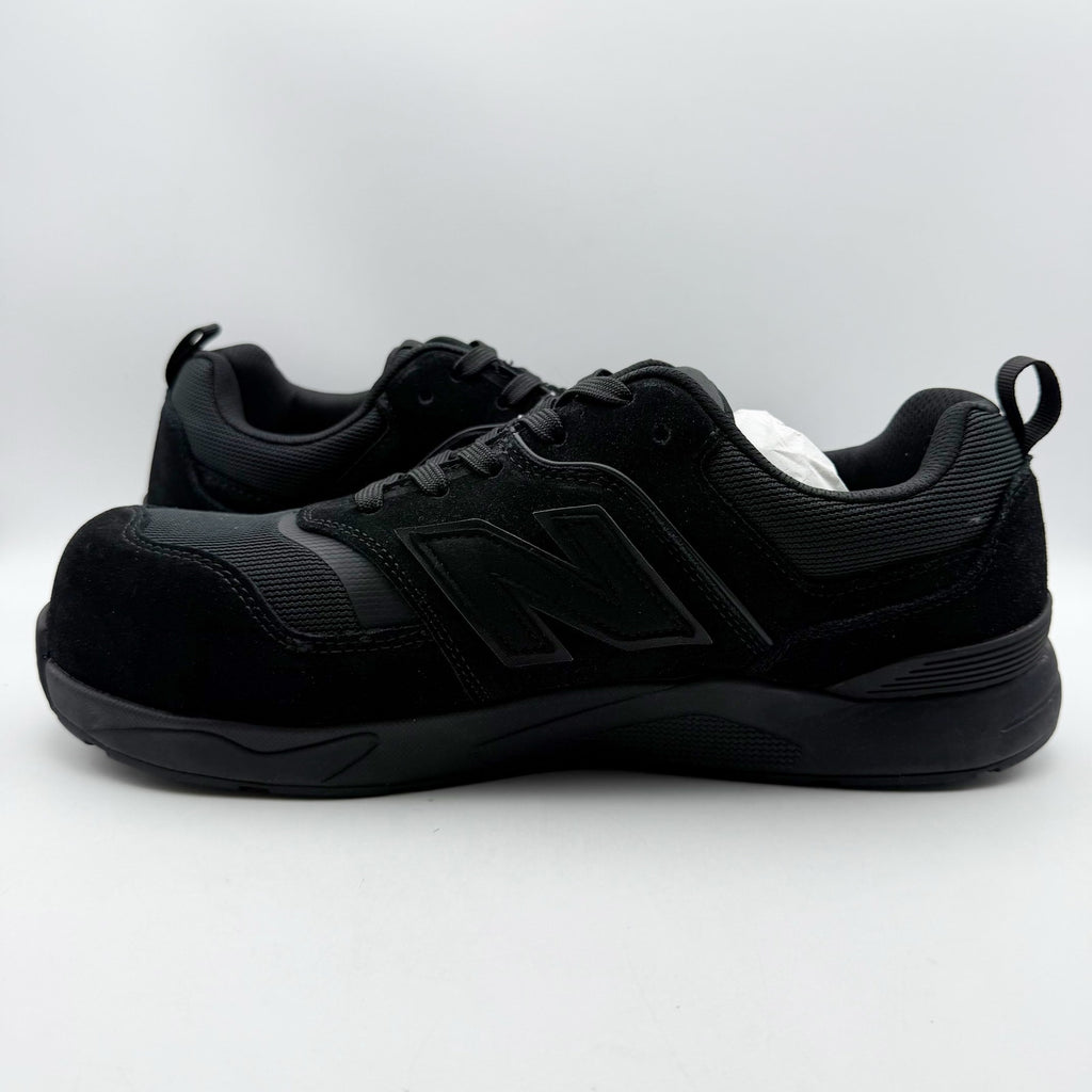 New Balance Mens Elite Lite SD Work Sneakers US 8.5 All Black Composite Toe NIB