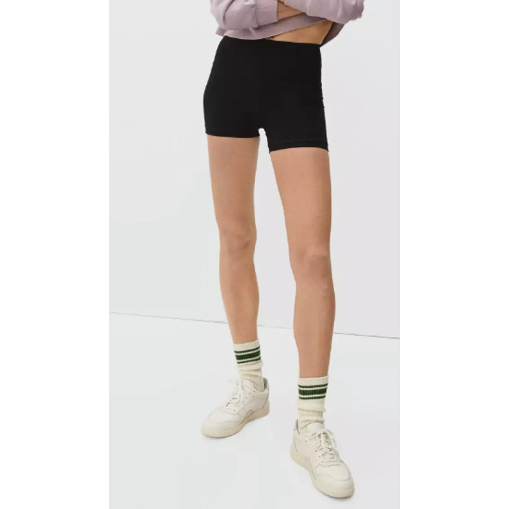 Everlane Womens The Perform Short-Short Athletic XXS Black NWT