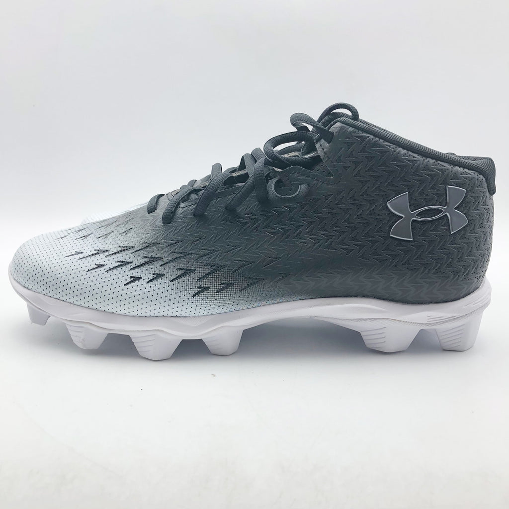 Under Armour Spotlight Franchise RM 4.0 Football Cleats Mens 9 Black White NWOB
