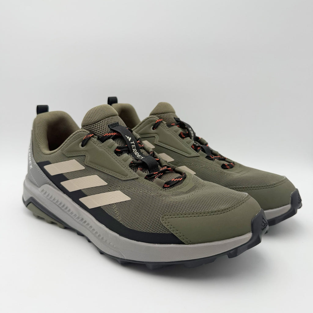 Adidas Mens Terrex Anylander Hiking Shoes Size 10.5 Green Grey Athletic NIB
