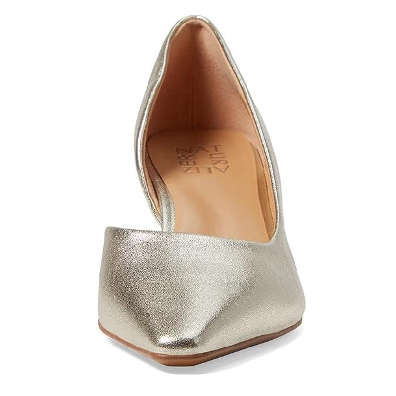 Naturalizer Womens Dalary Pumps Size 12 M EU 43 Champagne Gold Leather NIB