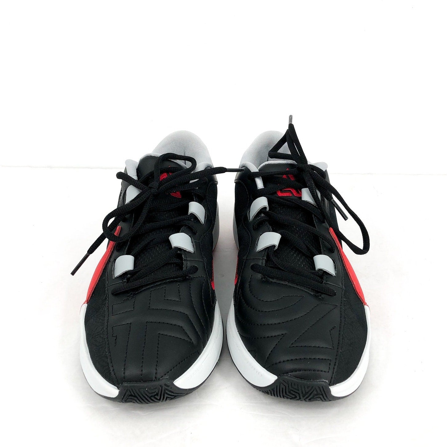 NIKE Air Zoom Freak 5 Basketball Shoes Mens 8 Womens 9.5 Black Red Giannis NWOB