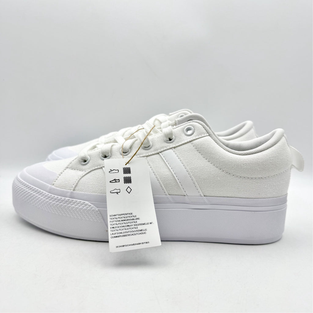 Adidas Womens Bravada 2.0 Skateboard Platform Sneakers US 8.5 White NWT