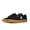 Cariuma Womens Naioca Pro Skate Low Sneakers US 7 Black Gum Canvas Suede NIB