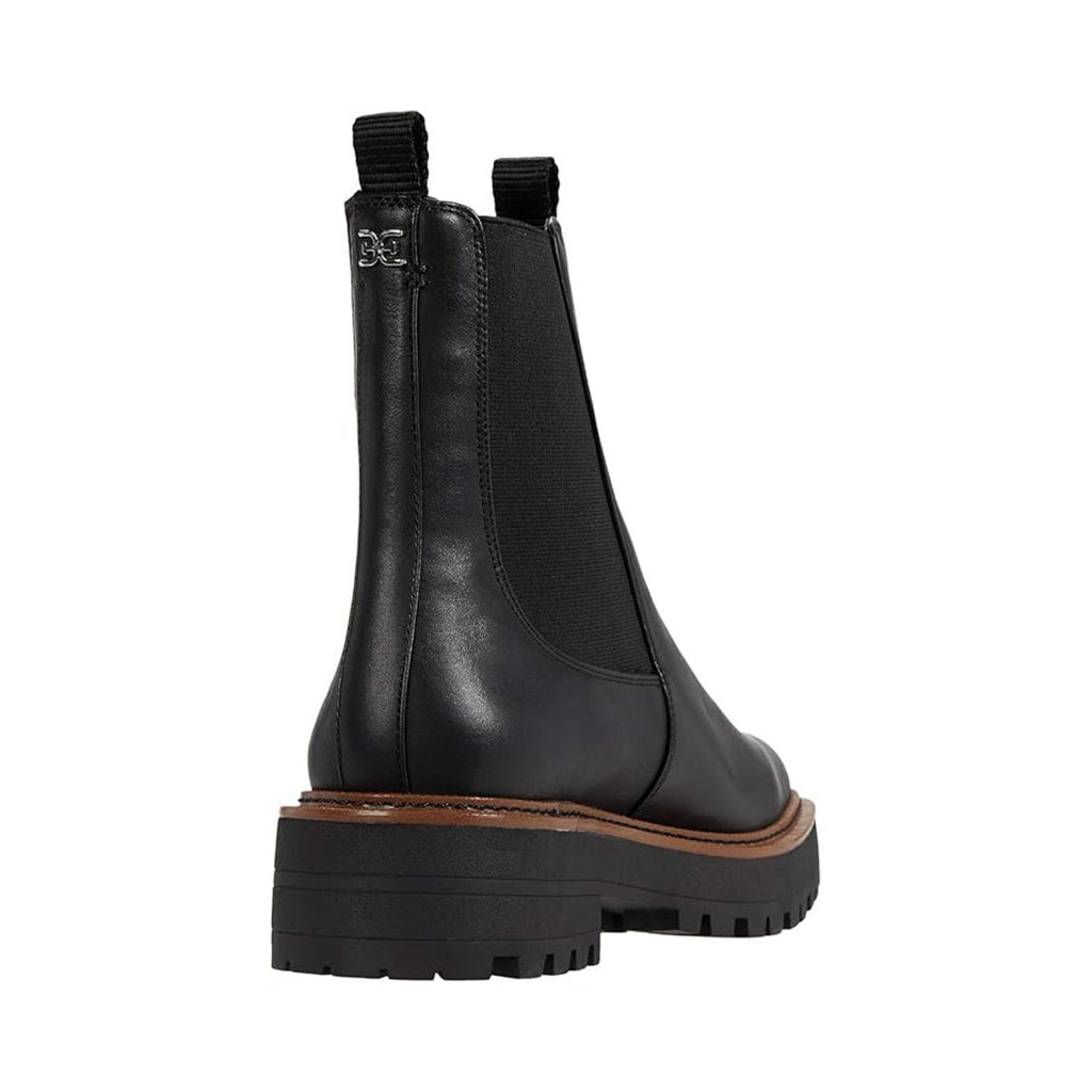 Sam Edelman Women Laguna Ankle Chelsea Boot US 7.5 Black Leather Waterproof NWOB