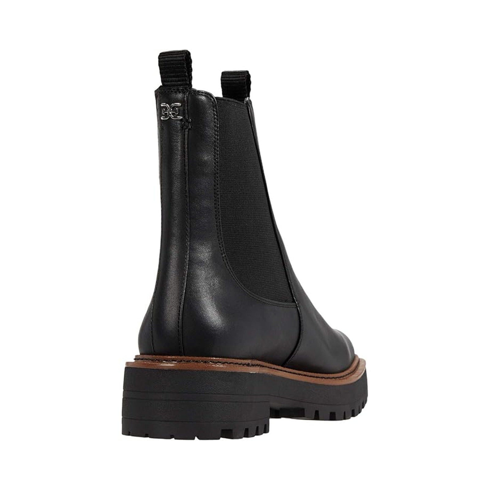 Sam Edelman Women Laguna Ankle Chelsea Boot US 7.5 Black Leather Waterproof NWOB