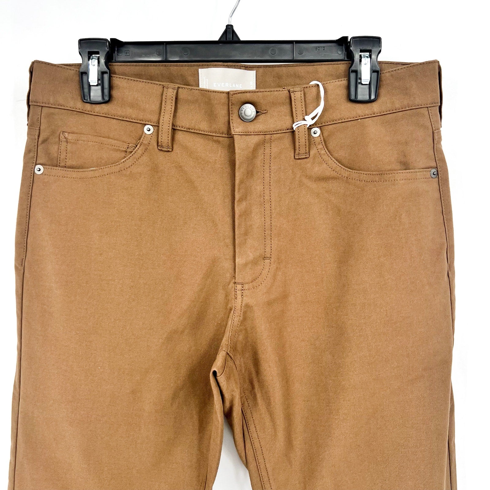 EVERLANE Men's Slim Fit 5-Pocket Pants 31x30 Tan Ochre Chino NWT