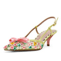 Blue by Betsey Johnson Womens Sadyy Heel US 11 M Multicolor Vegan Leather NWOB