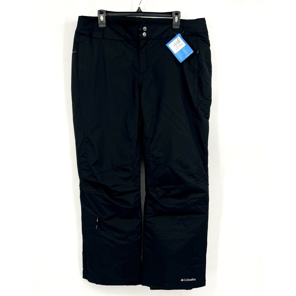 Columbia Womens Bugaboo II Snow Pants 3X Black Omni Heat Waterproof NWT
