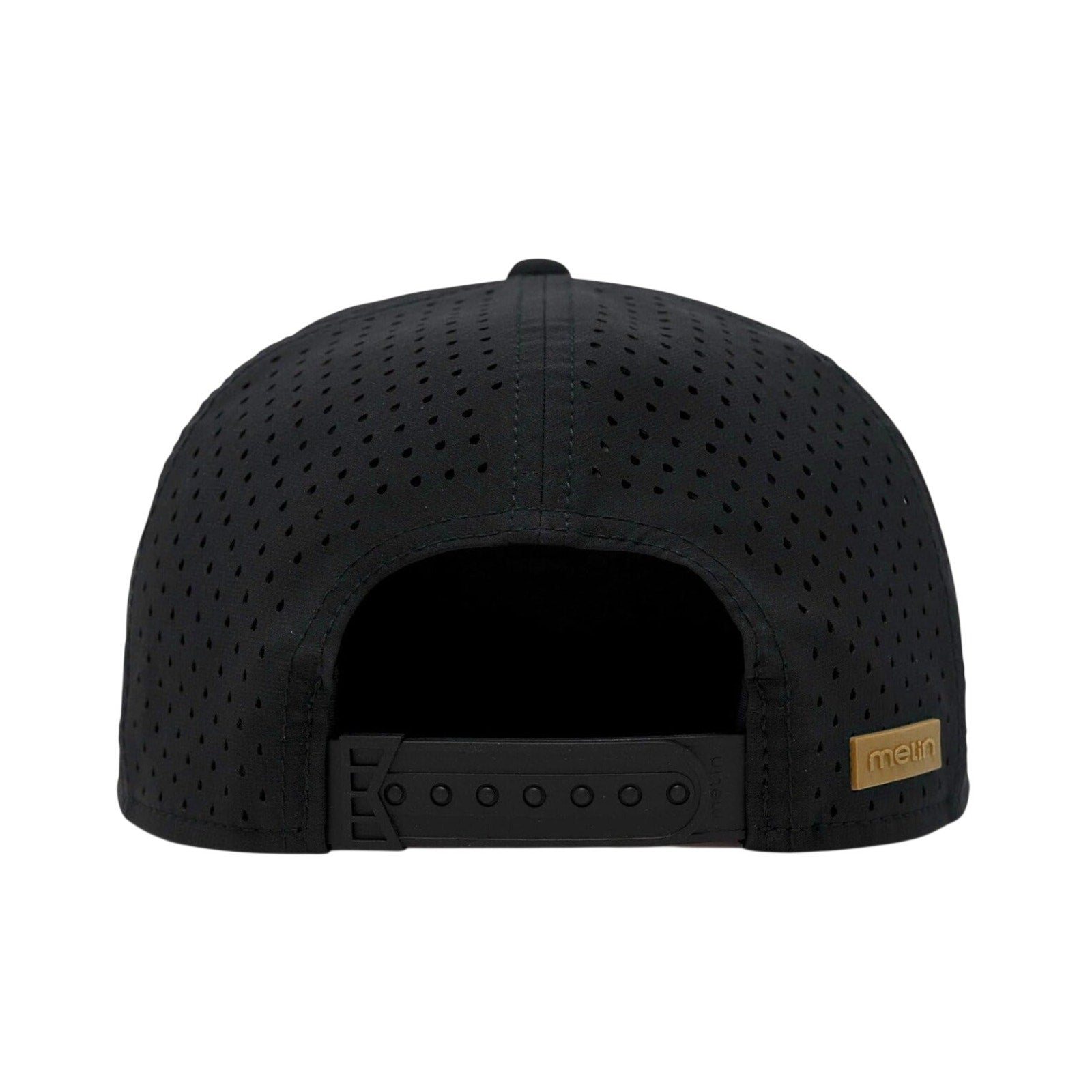 MELIN Trenches Icon Hydro Performance Snapback Hat Classic Fit Black Gum NWT