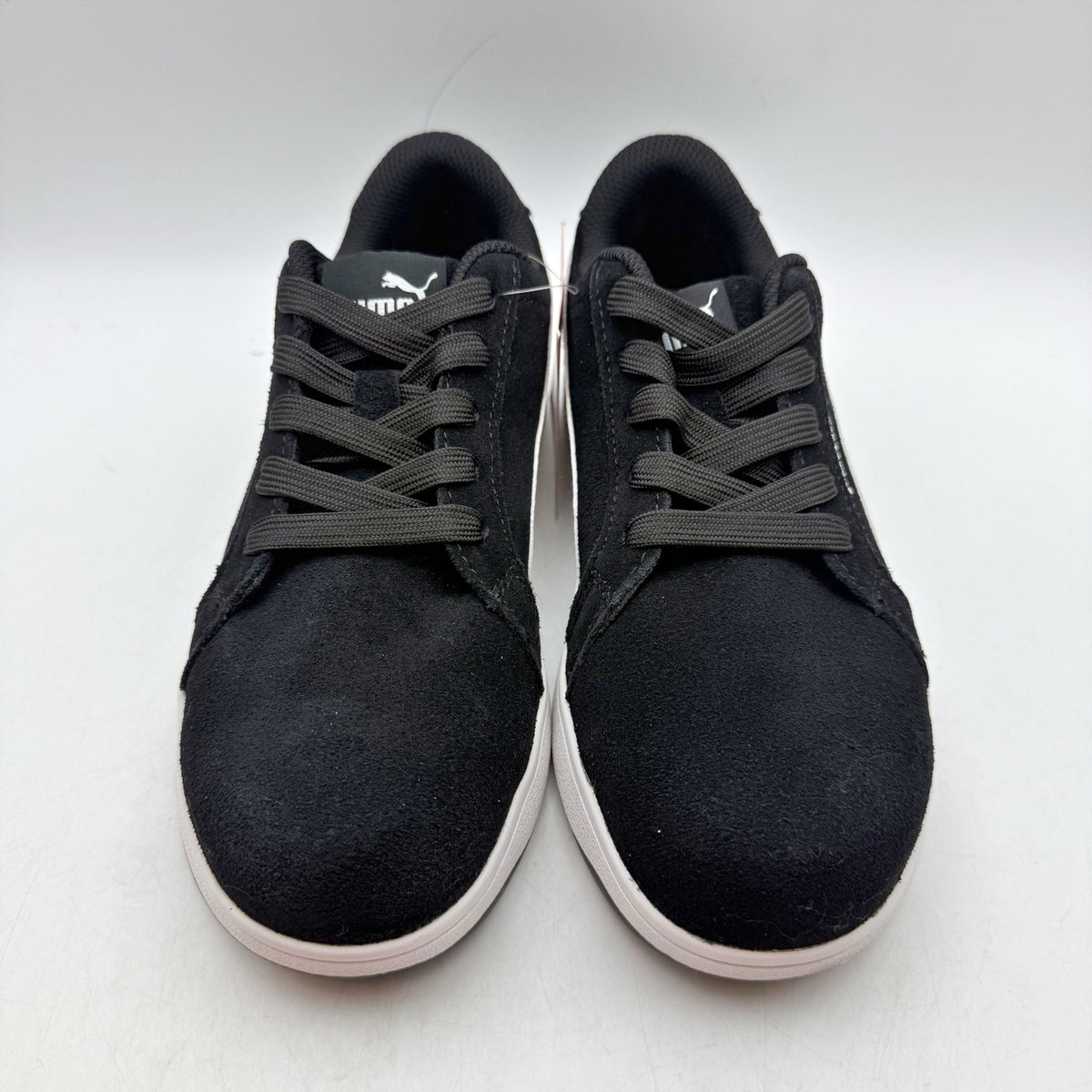 PUMA Womens Iconic Work Sneakers Size 6 Black White SR ASTM EH Composite Toe NIB