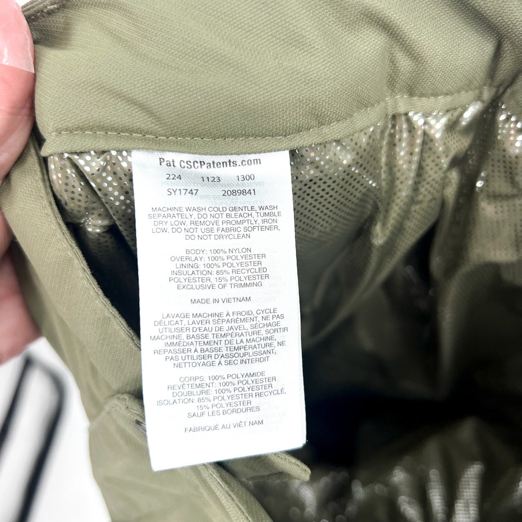 COLUMBIA Kids' Bugaboo III Snow Pants XL Youth 18-20 Green Waterproof NWT
