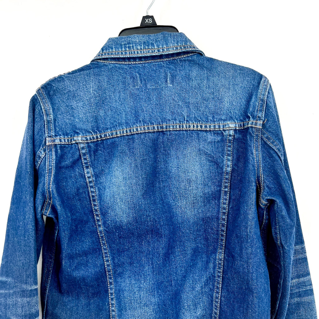 MADEWELL Womens The Classic Jean Jacket Small Blue Briarwood Wash H8341 NWT