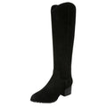 Vionic Women Bixby Knee High Boot 11M Wide Calf Black Suede Water Repellent NWOB