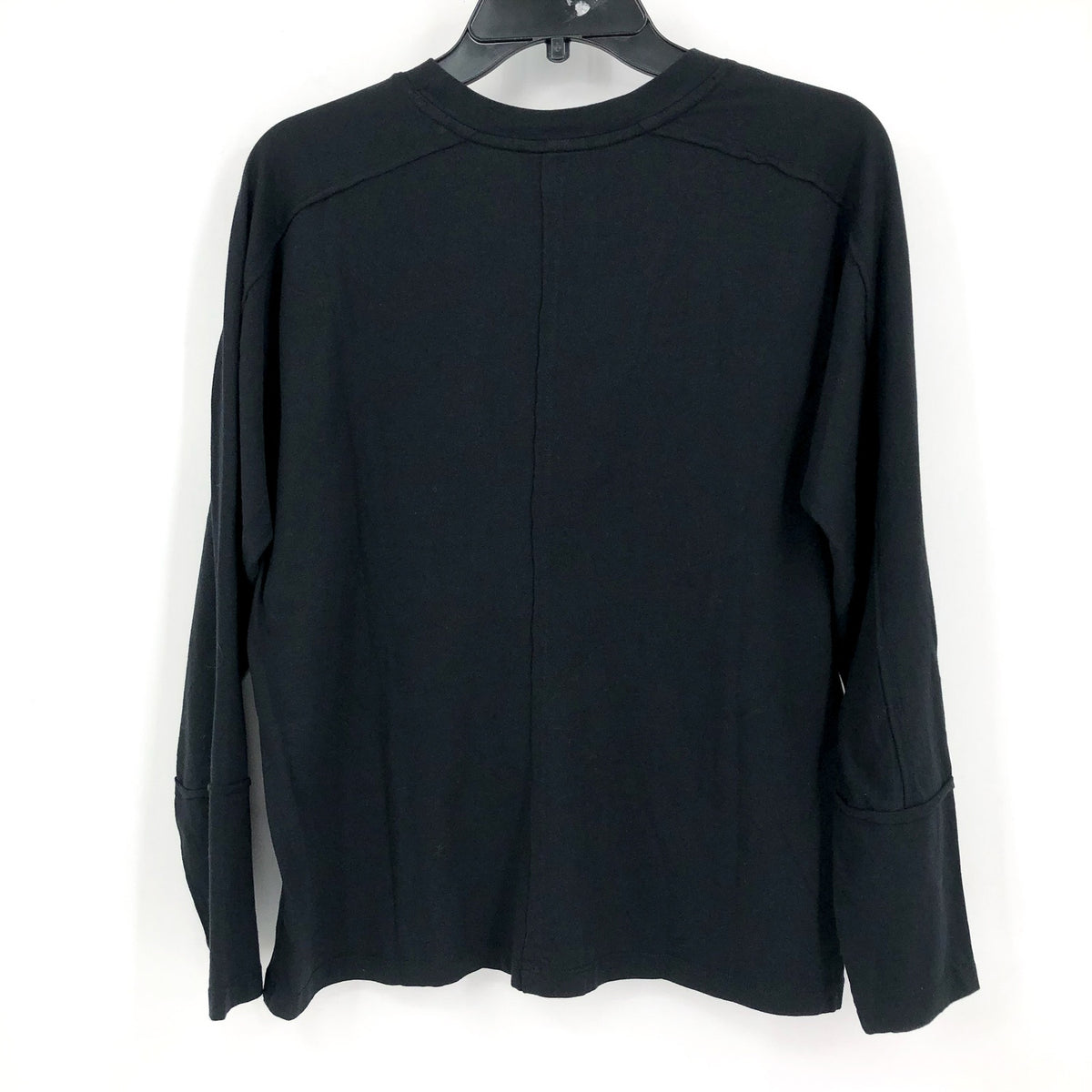 JOHNNY WAS Women's Miaora Printed Tee Top Medium Black Long Sleeve Dolman NWT