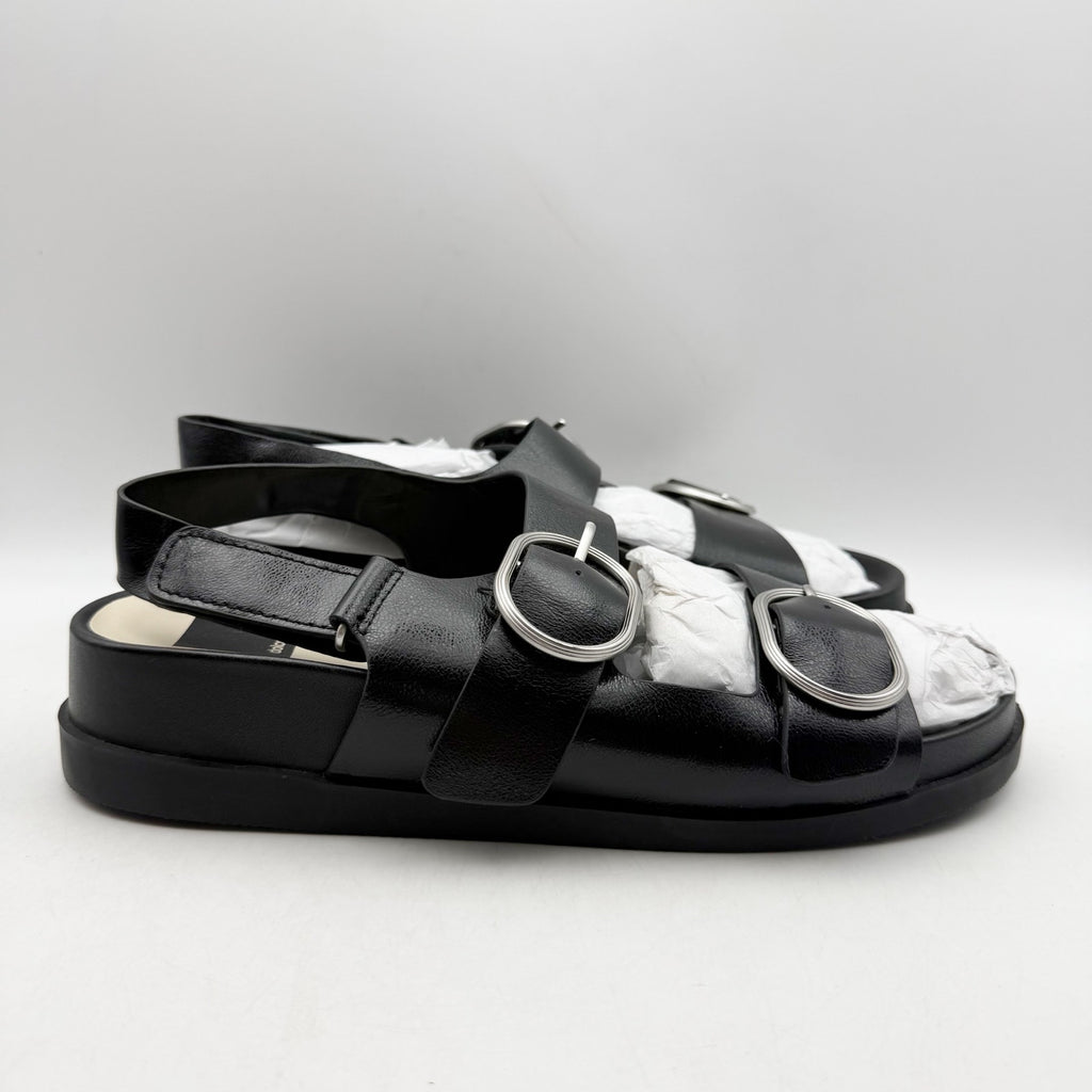 Dolce Vita Womens Starla Platform Sandals Size 10 Black Silver NWOB
