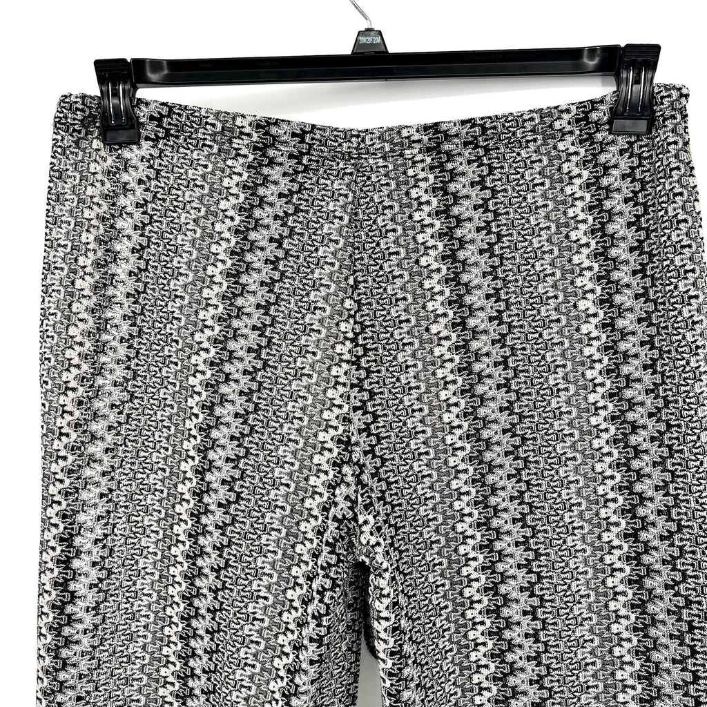 BECCA Women's Granite Bay Crochet Cover-Up Pants Medium Black Split-Leg NWT