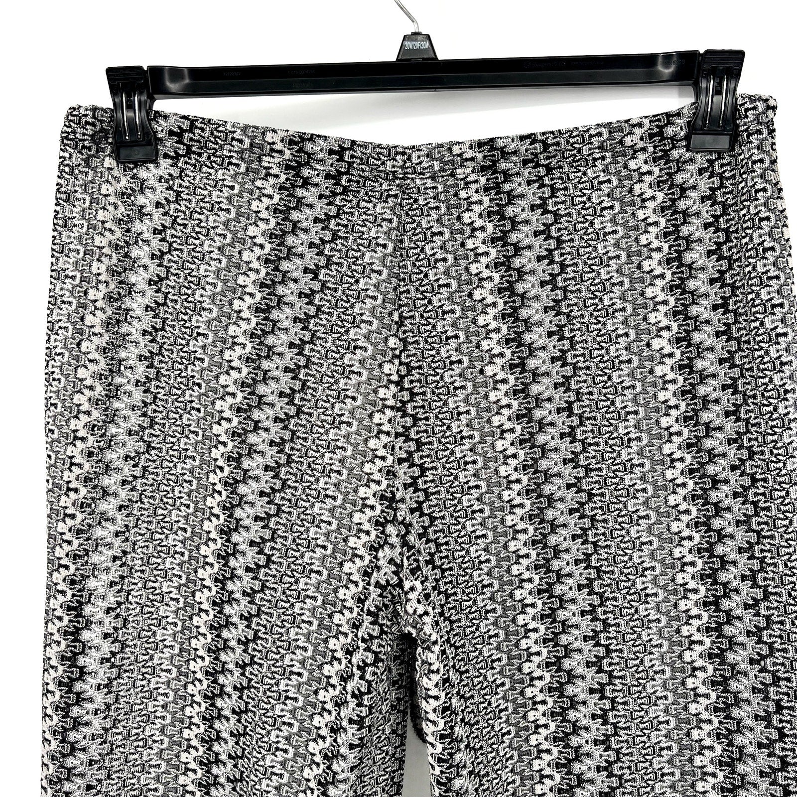 BECCA Women's Granite Bay Crochet Cover-Up Pants Medium Black Split-Leg NWT