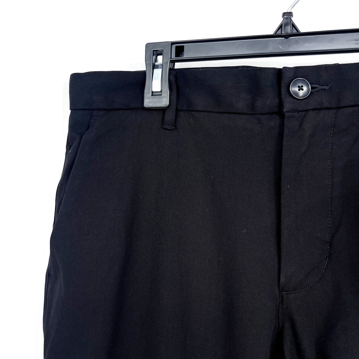 EVERLANE Uniform Mens Performance Chino Pants 29x28 Black Athletic Fit NWT