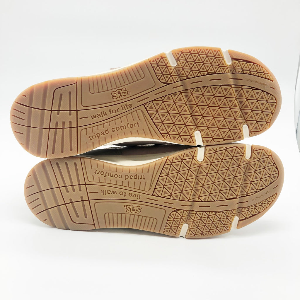 SAS Women Tour Mesh Comfort Walking Sneaker Size 9 Narrow Taupe Pink NWB