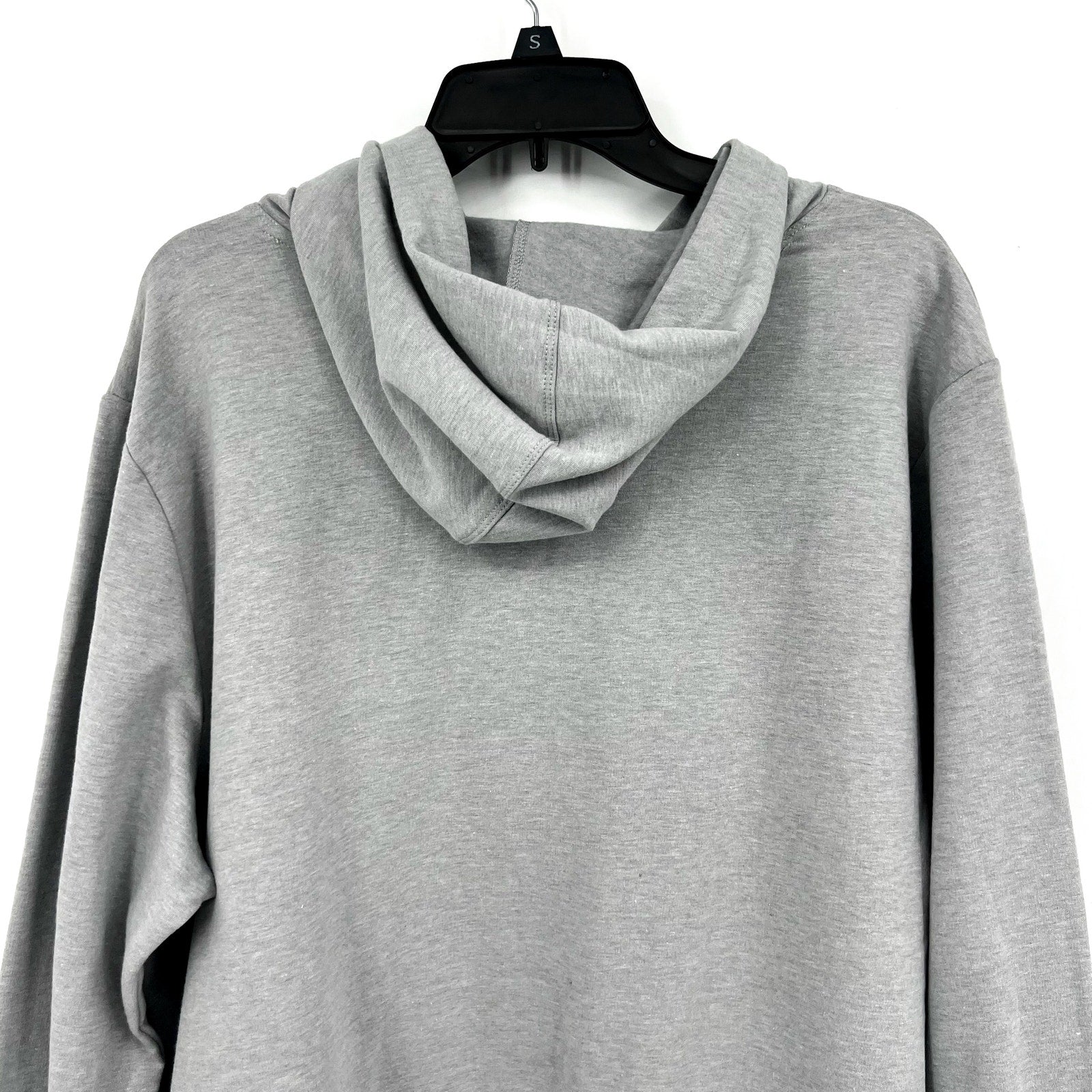 IDEOLOGY Women's Fleece Hoodie Small Grey Zinc Heather Sweatshirt NWT