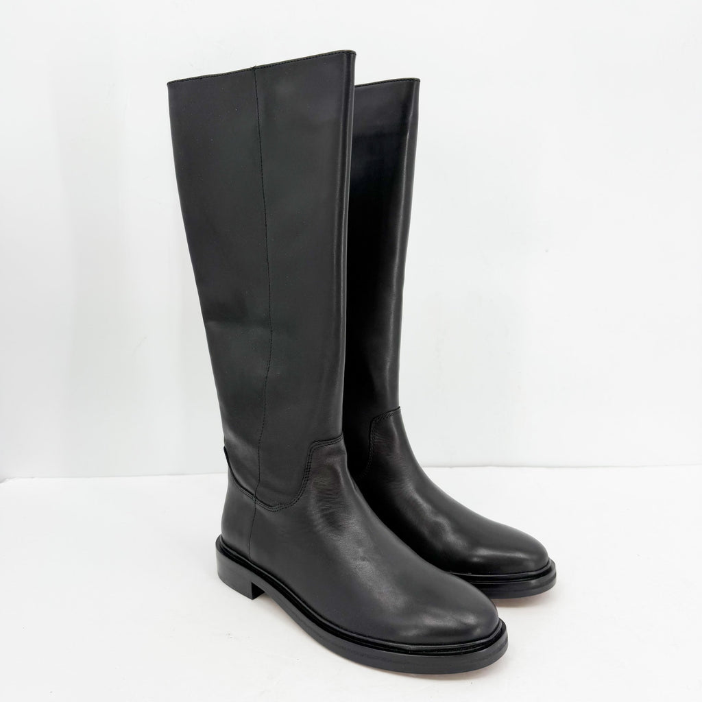 Madewell Womens The Drumgold Mid Calf Boot US 9 M Black Leather NIB