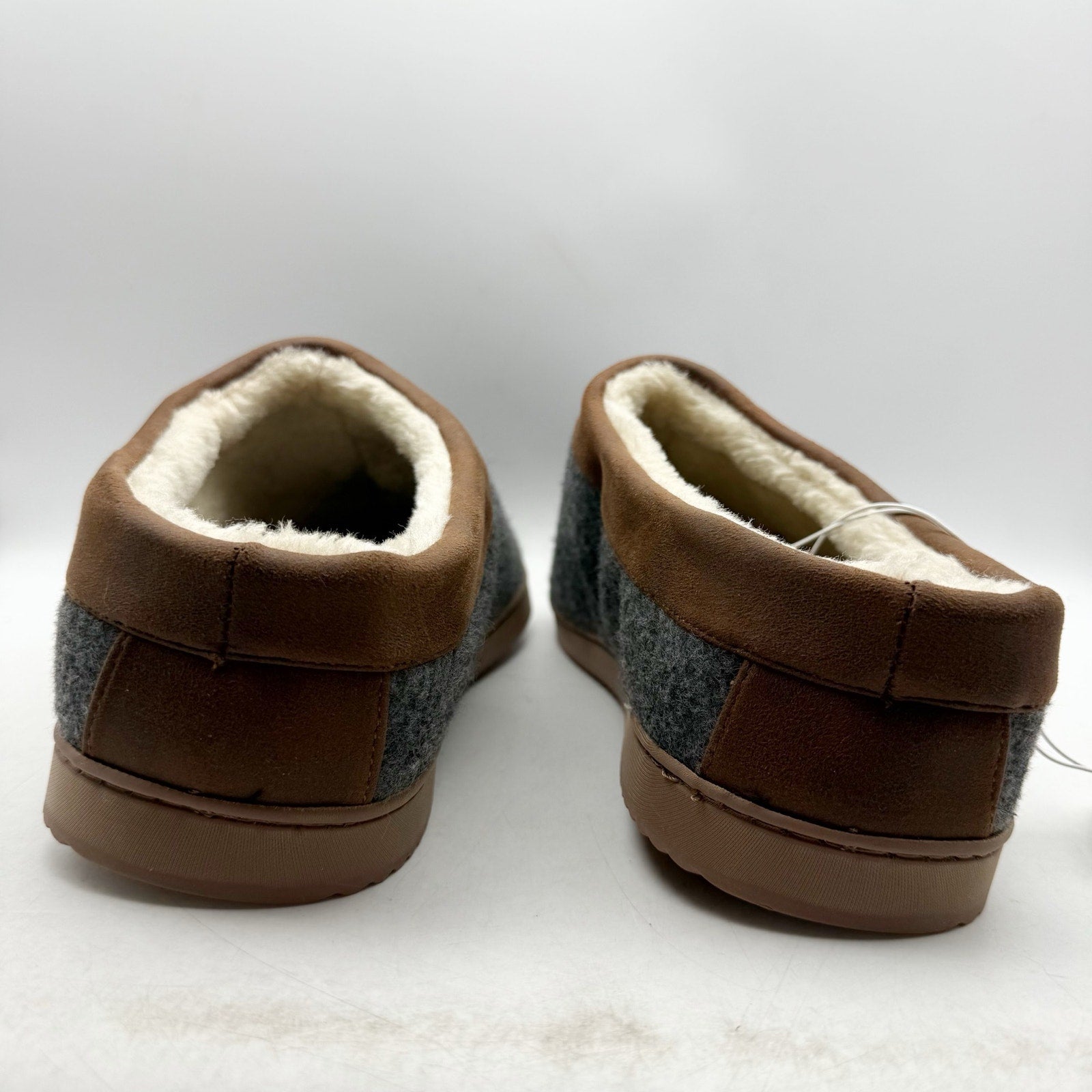 Dearfoams Mens Warner Clog Slippers US XL 13-14 EU 46.5 Grey NWT