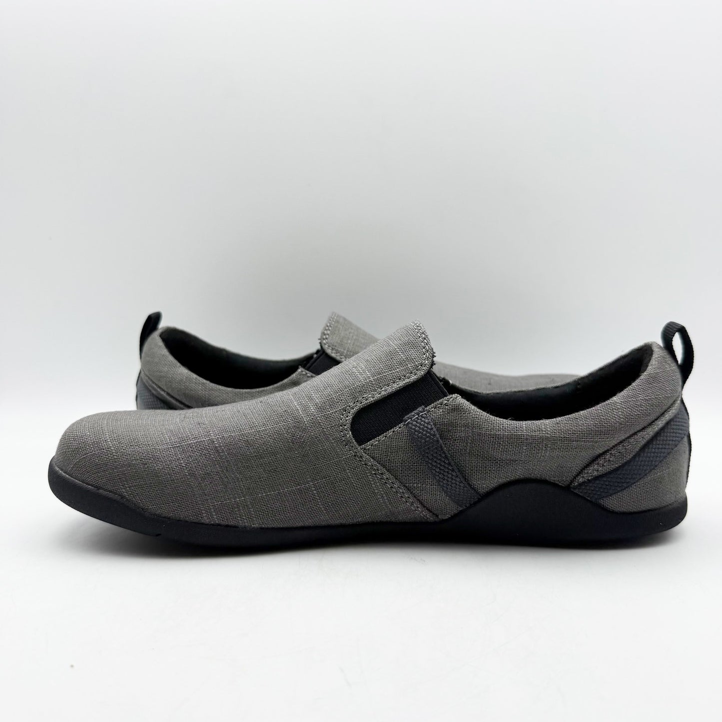 Xero Mens Aptos Slip On Sneakers US 9.5 EU 42.5 Grey Lightweight Hemp Canvas NIB