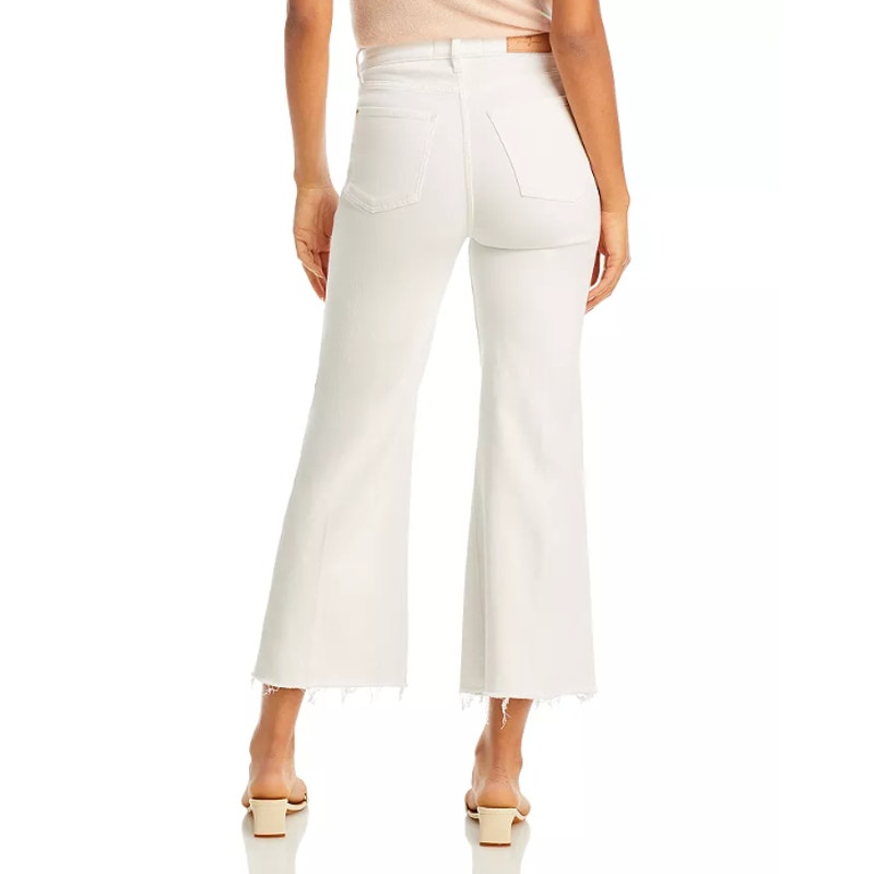 7 FOR ALL MANKIND Womens Crop Joe Jeans Size 29 US 8 White Ultra High-Rise NWT