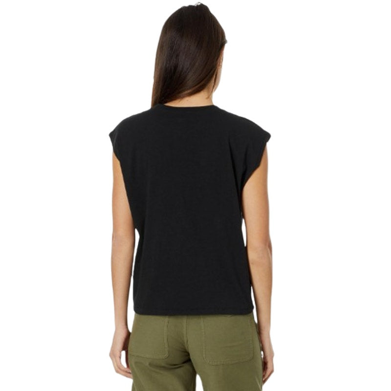 MADEWELL Women's Northside Vintage Muscle Tank Top XS True Black PO195 NWT