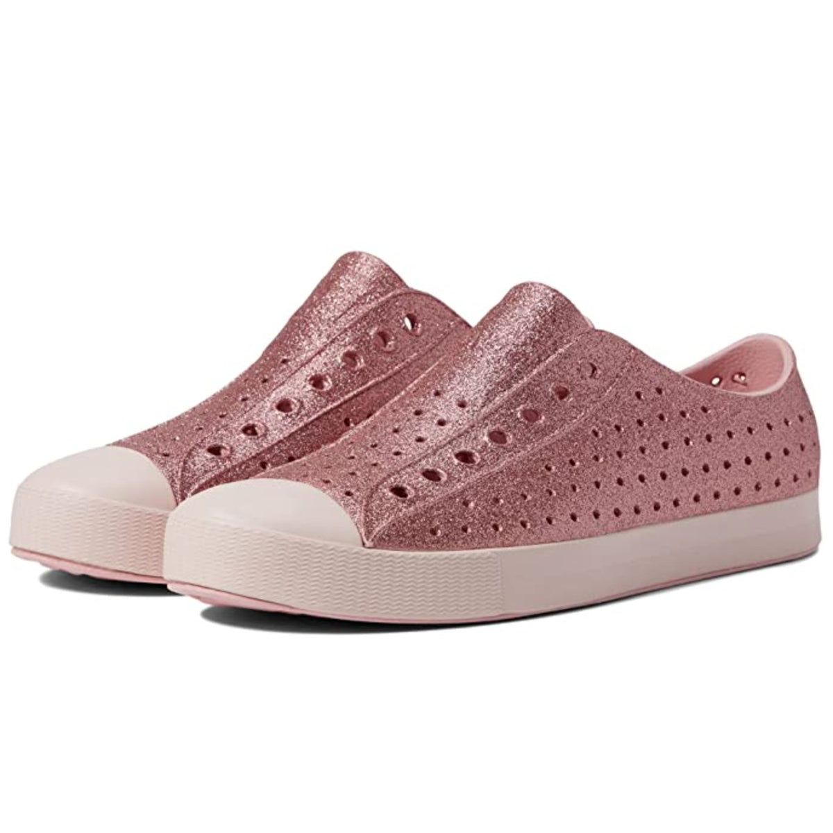 NATIVE Men's Jefferson Shoes Size 13 EU 47 Rose Pink Bling Dust Pink NWOB